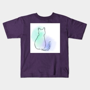 Colourful Cat Kids T-Shirt